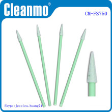 Plastic tip head foam cleanroom swab